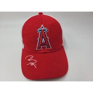 Los Angeles Angels Hat Adjustable Chone Figgins #9 Dairy Queen Anaheim Red MLB
